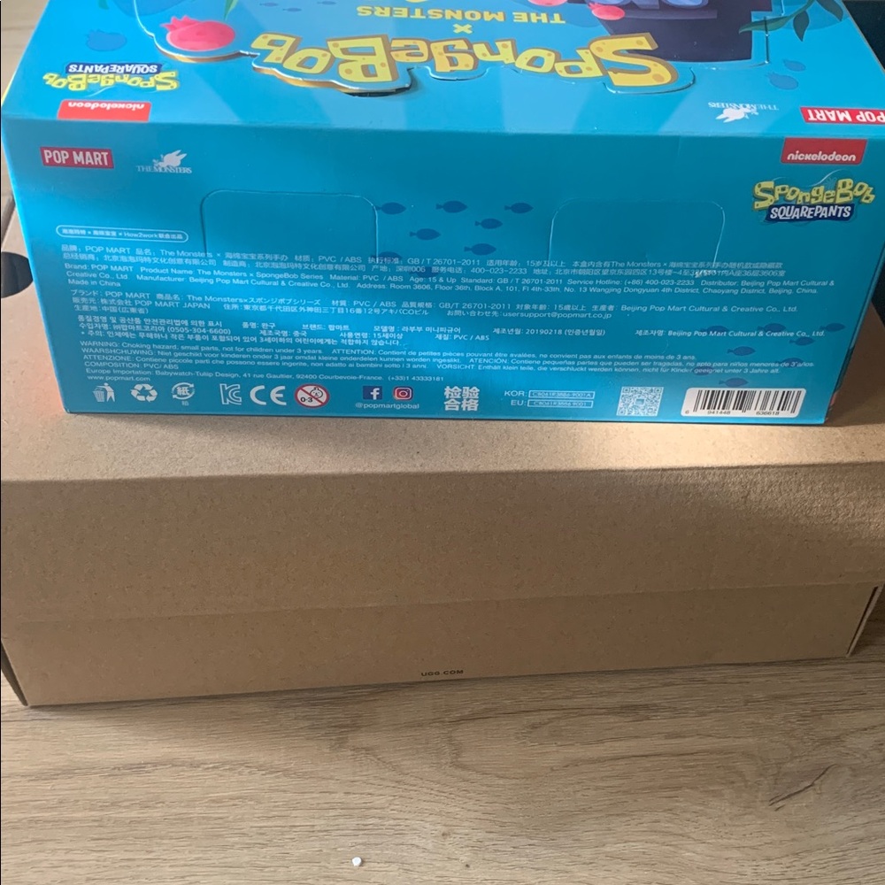 NWT Popmart xSpongeBob The Monsters Kids Toy Set New (full box!) - Picture 5 of 10
